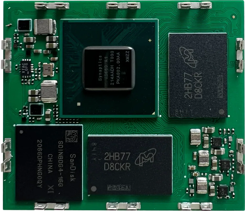 Grinn AstraSOM-1680 front PCB view